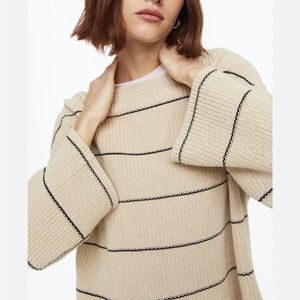 H&M Knit Striped Sweater